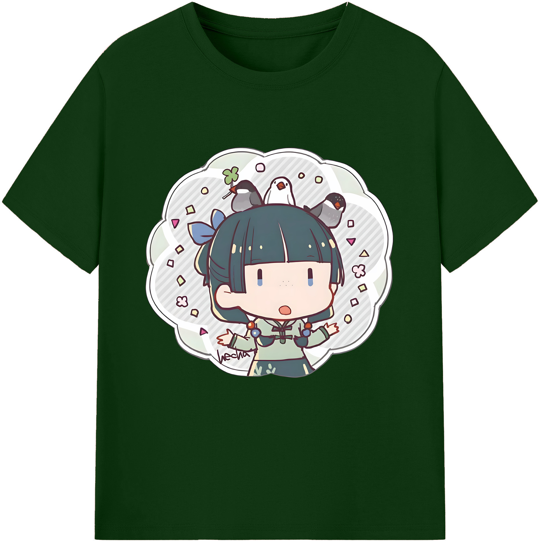 （画像用） 薬屋のひとりごと The Apothecary Diaries 綿100％半袖Tシャツ（フロントプリント）
